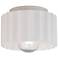 Radiance Gear 8" Wide Bisque Ceramic Ceiling Light