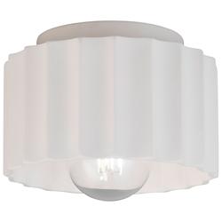 Radiance Gear 8" Wide Bisque Ceramic Ceiling Light