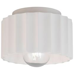 Radiance Gear 8" Wide Bisque Ceramic Outdoor Ceiling Light