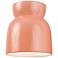 Radiance Hourglass 7 1/2" Wide Gloss Blush Ceiling Light