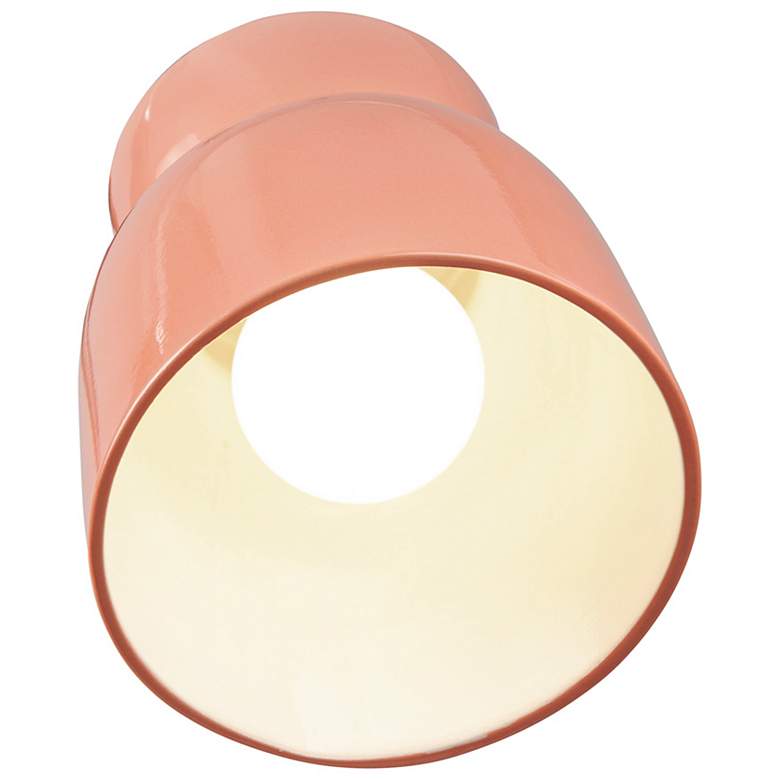 Image 4 Radiance Hourglass 7 1/2" Wide Gloss Blush Ceiling Light more views