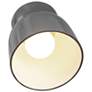 3_Radiance Hourglass 7 1/2" Wide Gloss Gray Ceiling Light more views