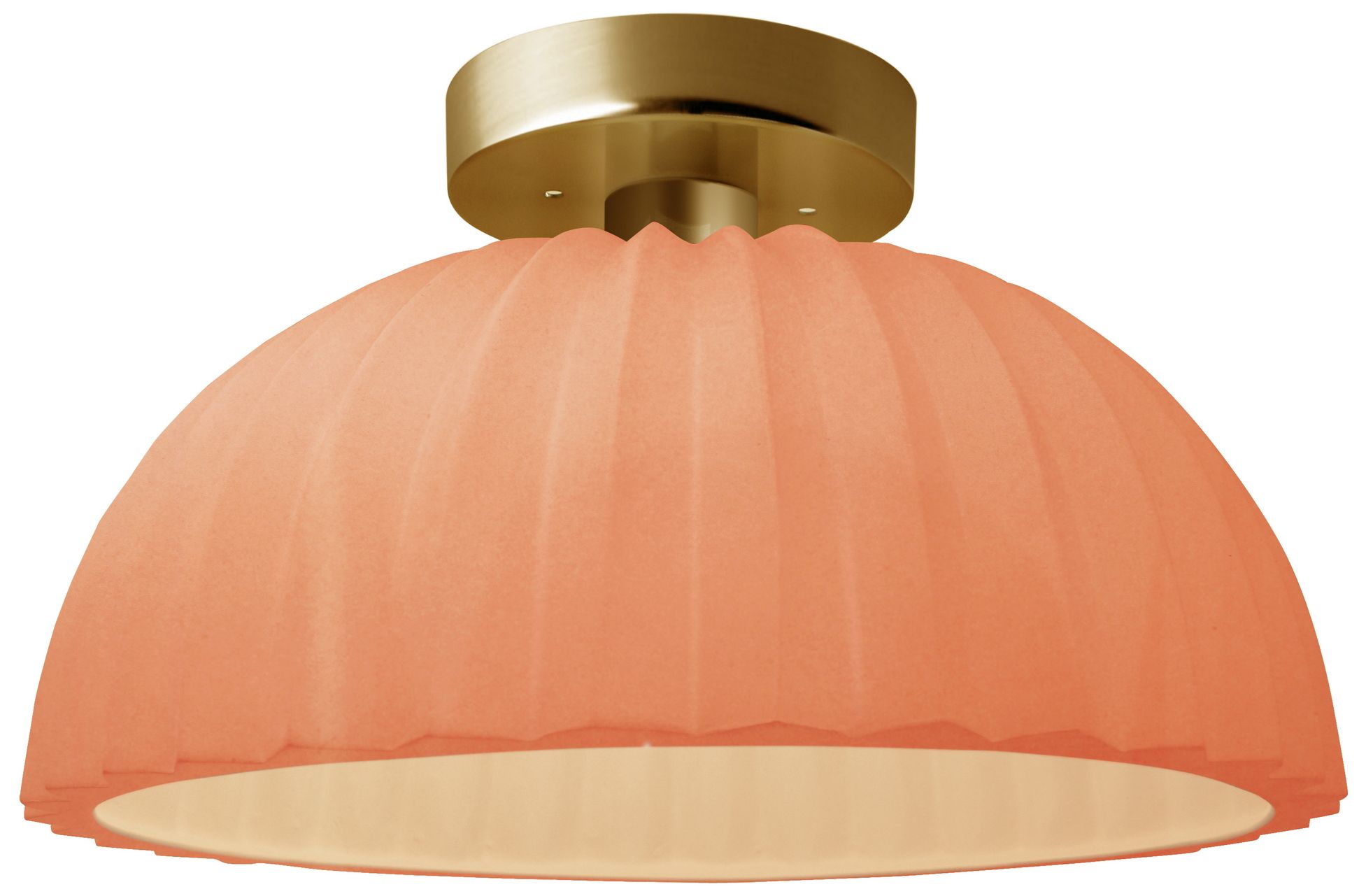 Radiance Pleated Dome 13" Wide Gloss Blu