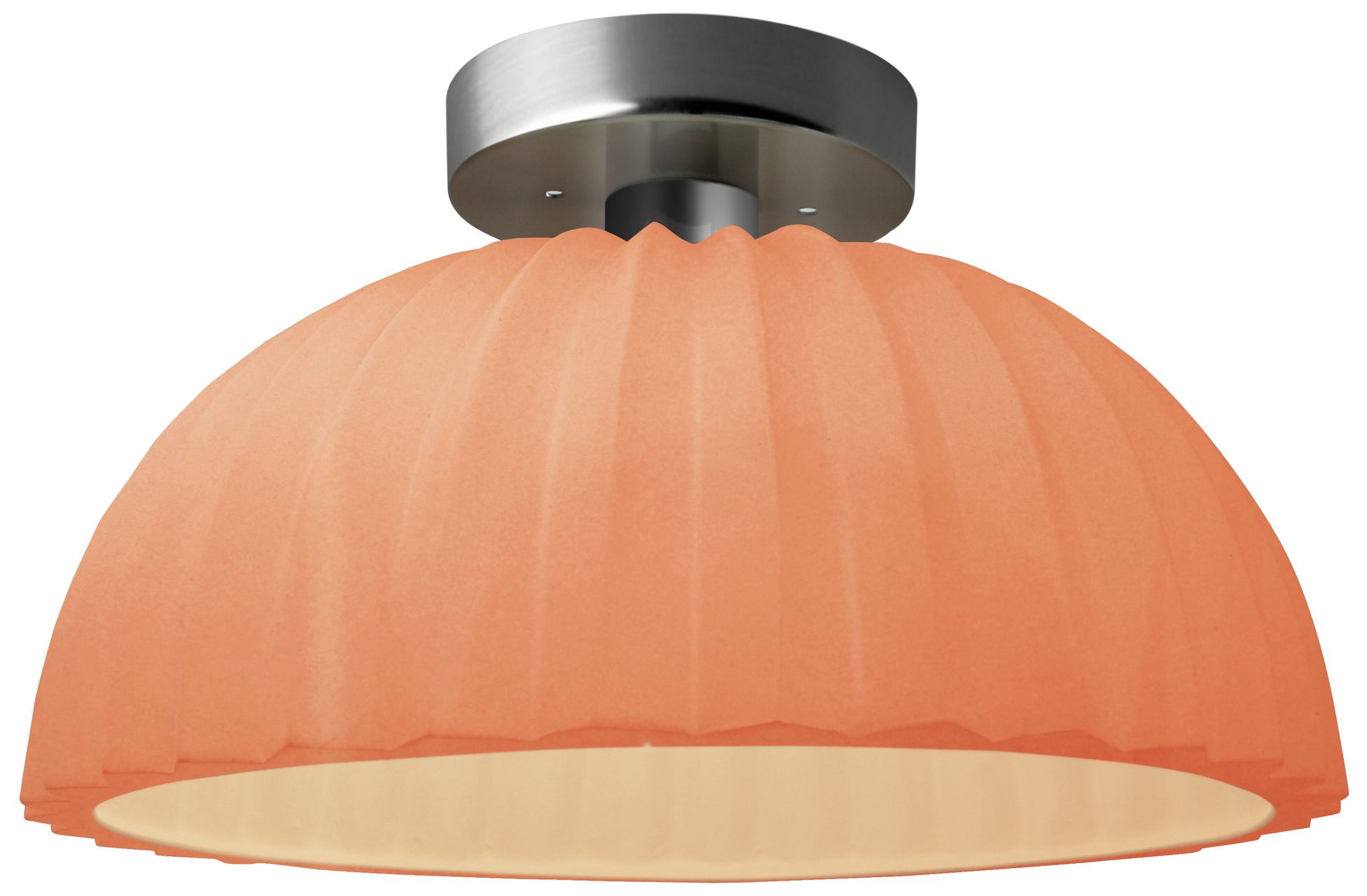 Radiance Pleated Dome 13" Wide Gloss Blu