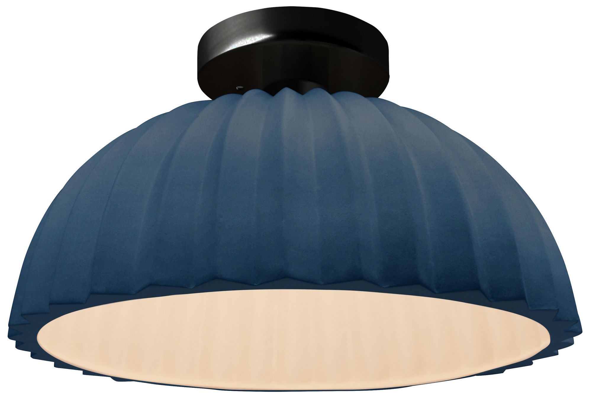 Image 3 Radiance Pleated Dome 13" Wide Midnight more views