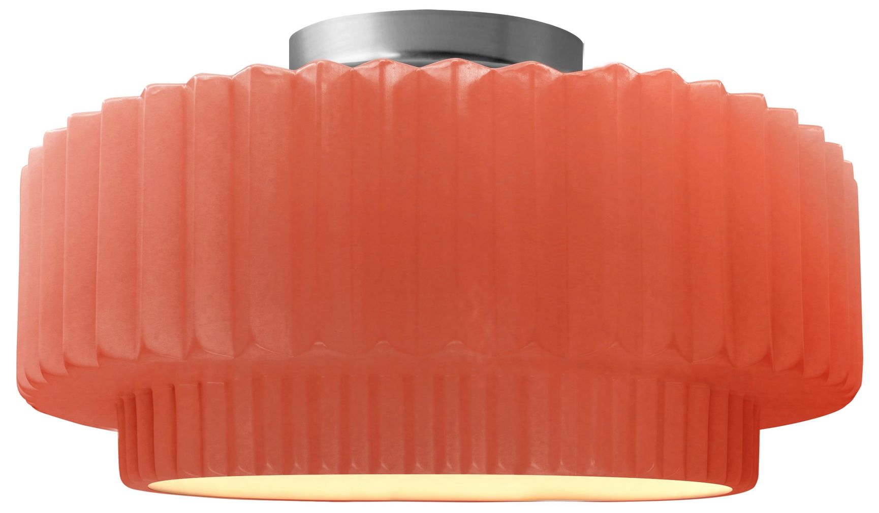 Radiance Pleated Tier 12" Wide Gloss Blu