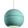 Radiance Sphere 12" Reflecting Pool &#38; Brushed Nickel LED Pendant