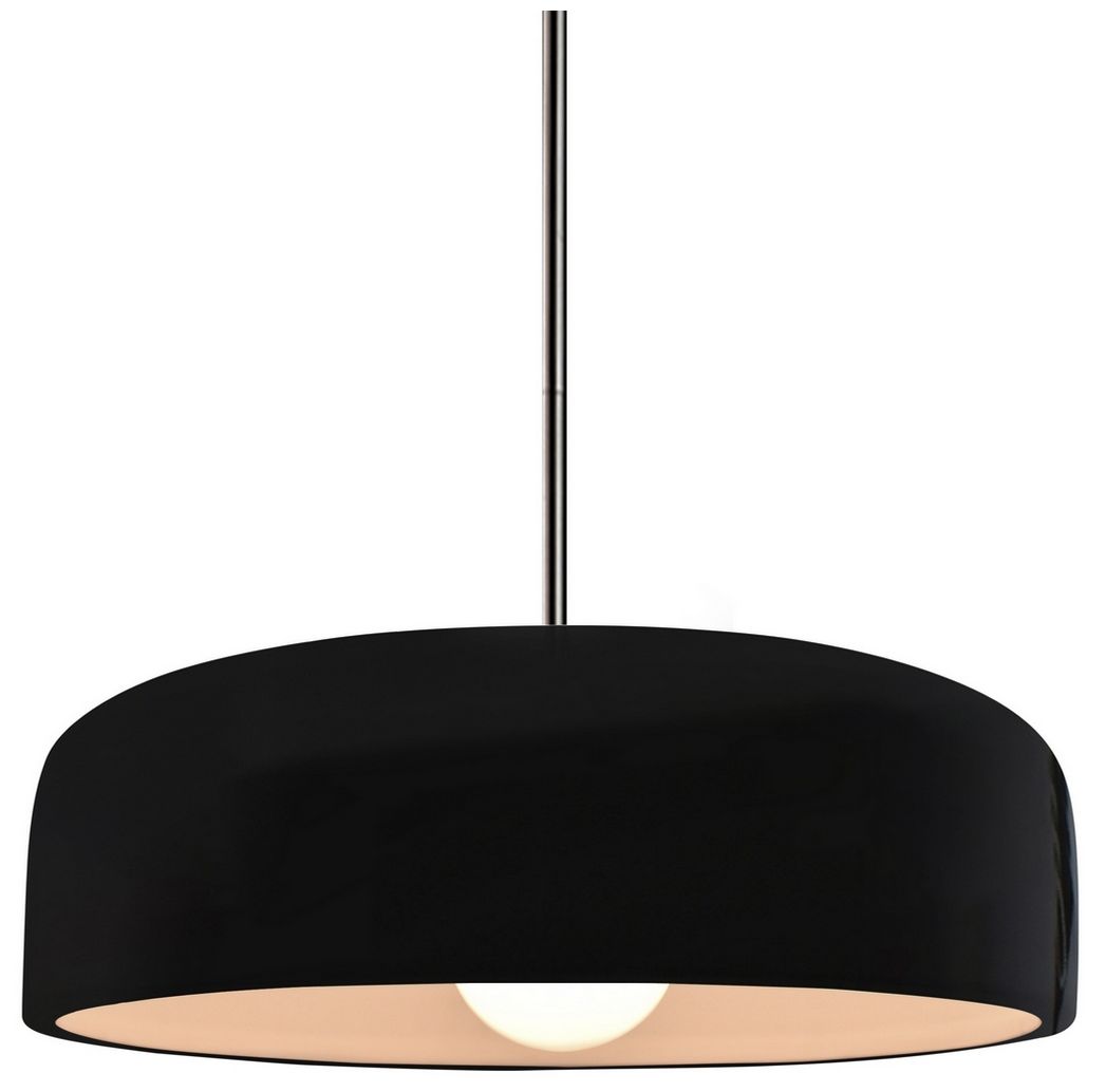 Radiance Spire 10"W Gloss Blush, Brushed Brass LED Pendant - Rigid Stem