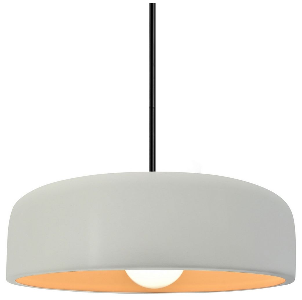 Radiance Spire 10"W Matte White Champagne Gold, Nickel Pendant