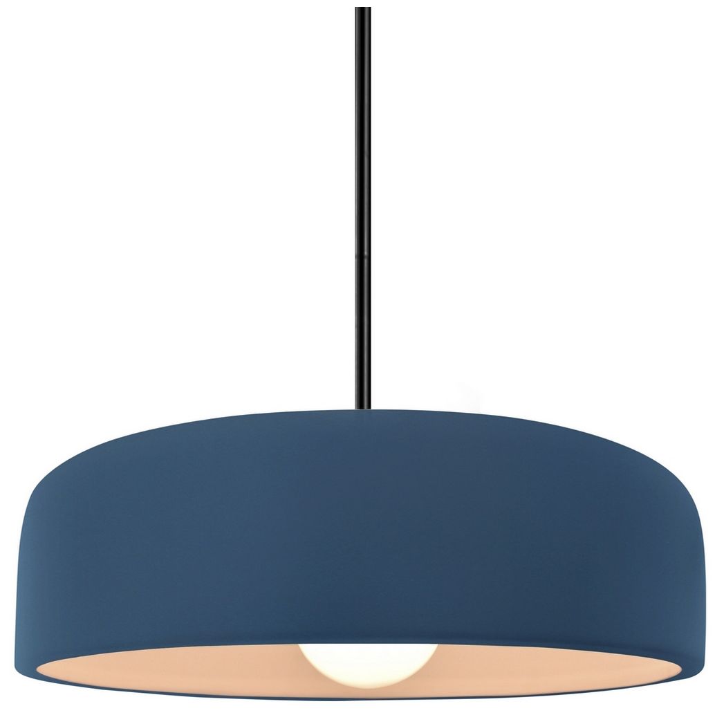 Radiance Spire 10"W Midnight Sky, Brushed Nickel LED Pendant - Rigid Stem