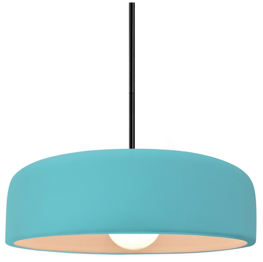 Radiance Spire 10"W Reflecting Pool, Nickel LED Pendant - Rigid Stem