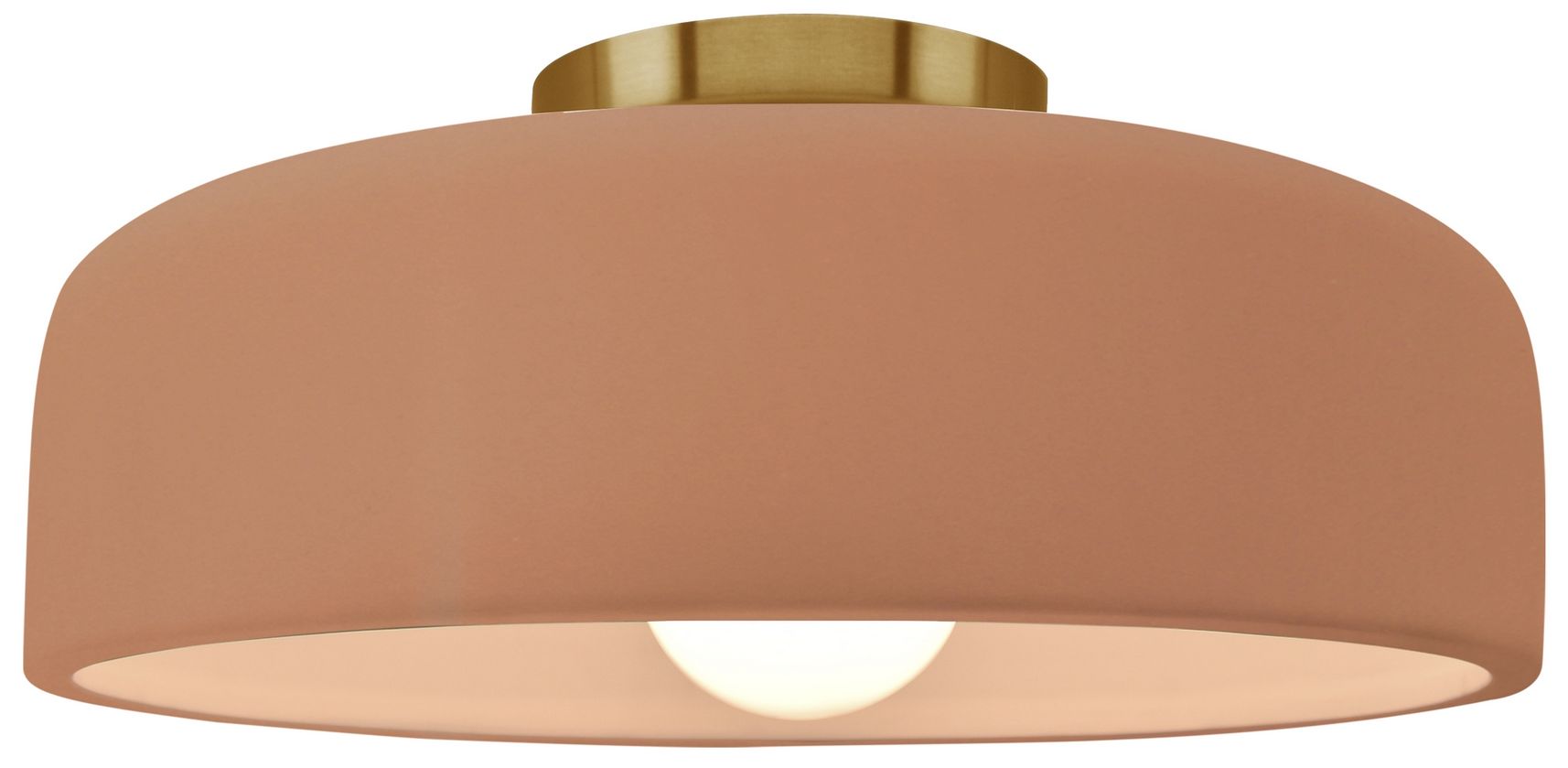 Radiance Spire 10" Wide Adobe Brushed Br