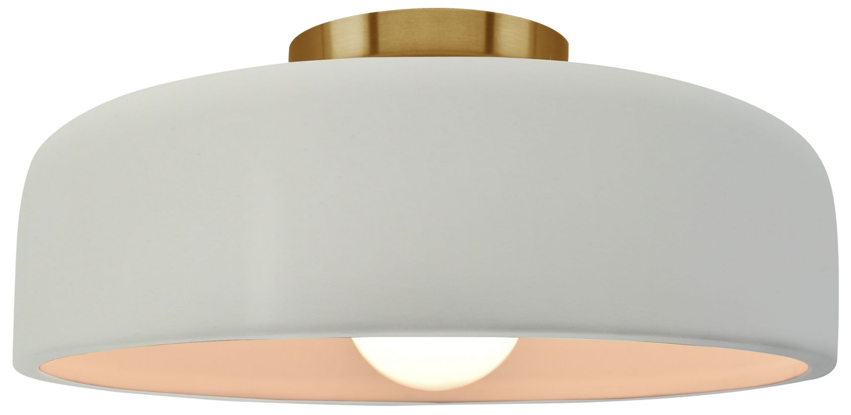 Radiance Spire 10" Wide Matte White Brus