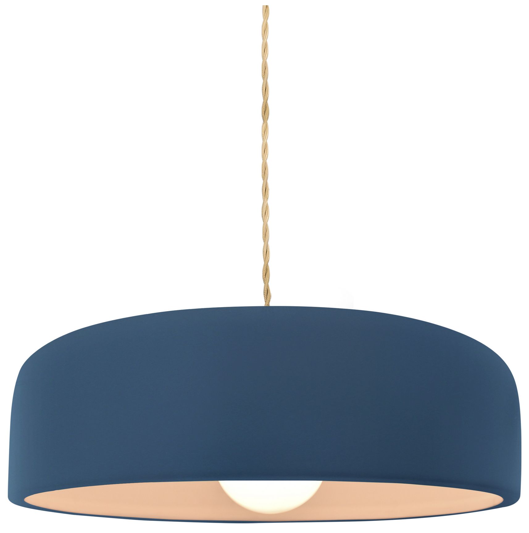 Radiance Spire 10" Wide Midnight Sky LED Pendant w/ Nickel Beige Twist Cord