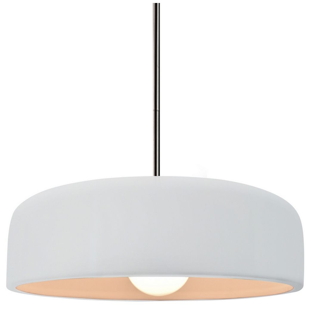 Radiance Spire 13"W Adobe, Brushed Brass LED Pendant - Rigid Stem