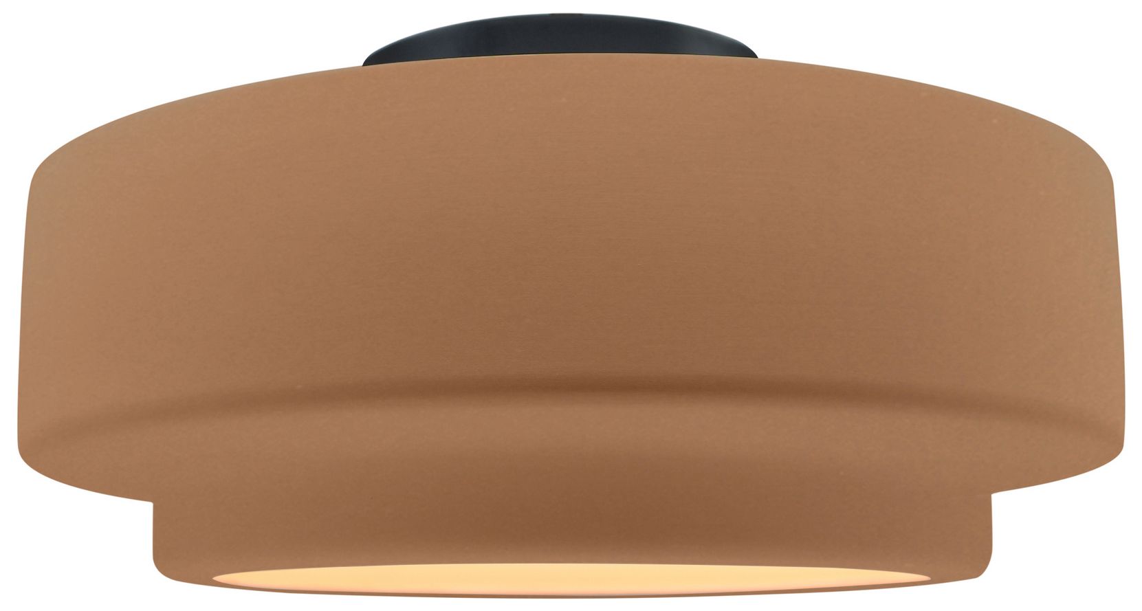 Radiance Tier 12" Wide Adobe Matte Black