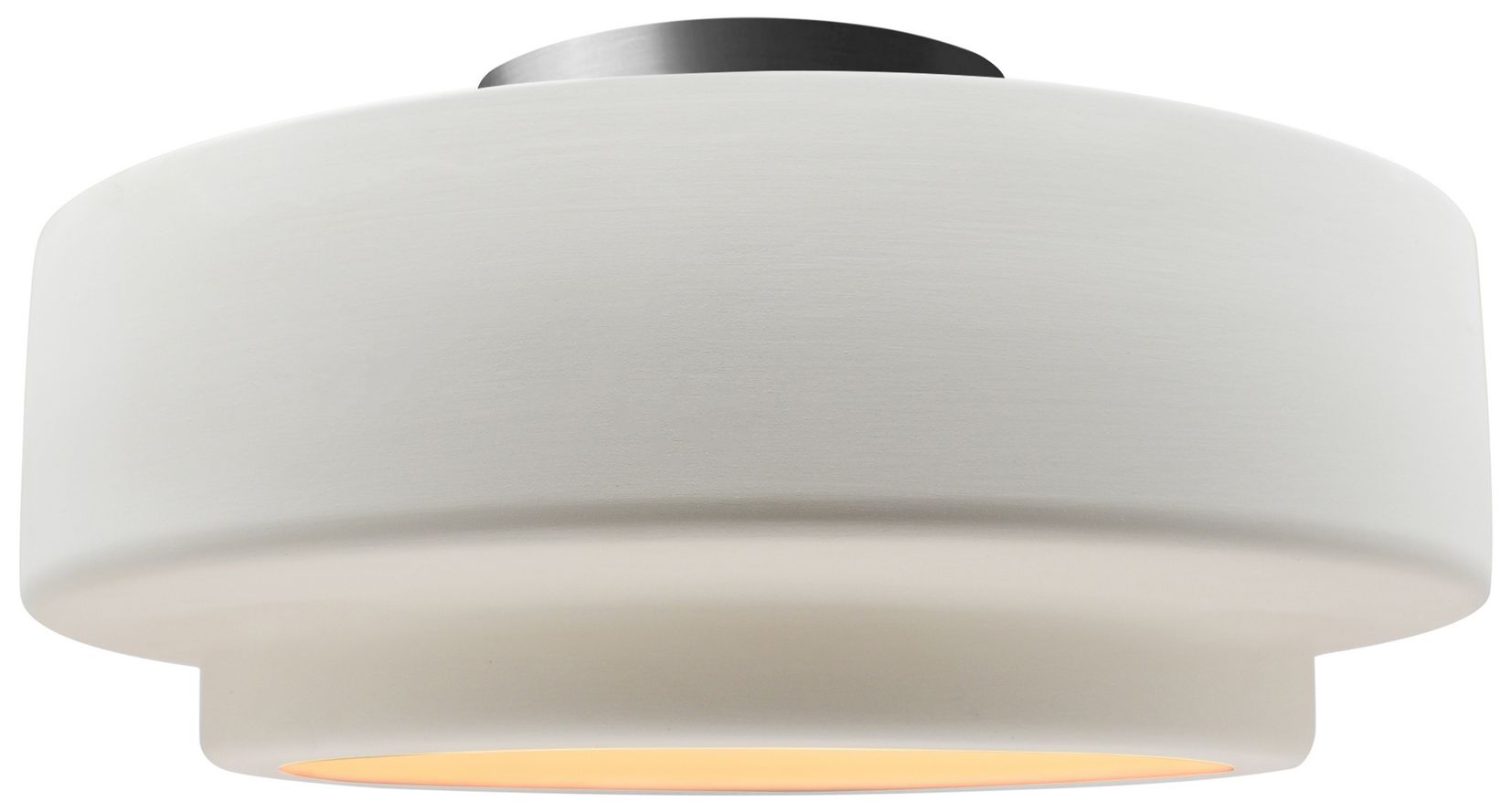 Radiance Tier 12" Wide Bisque Brushed Ni