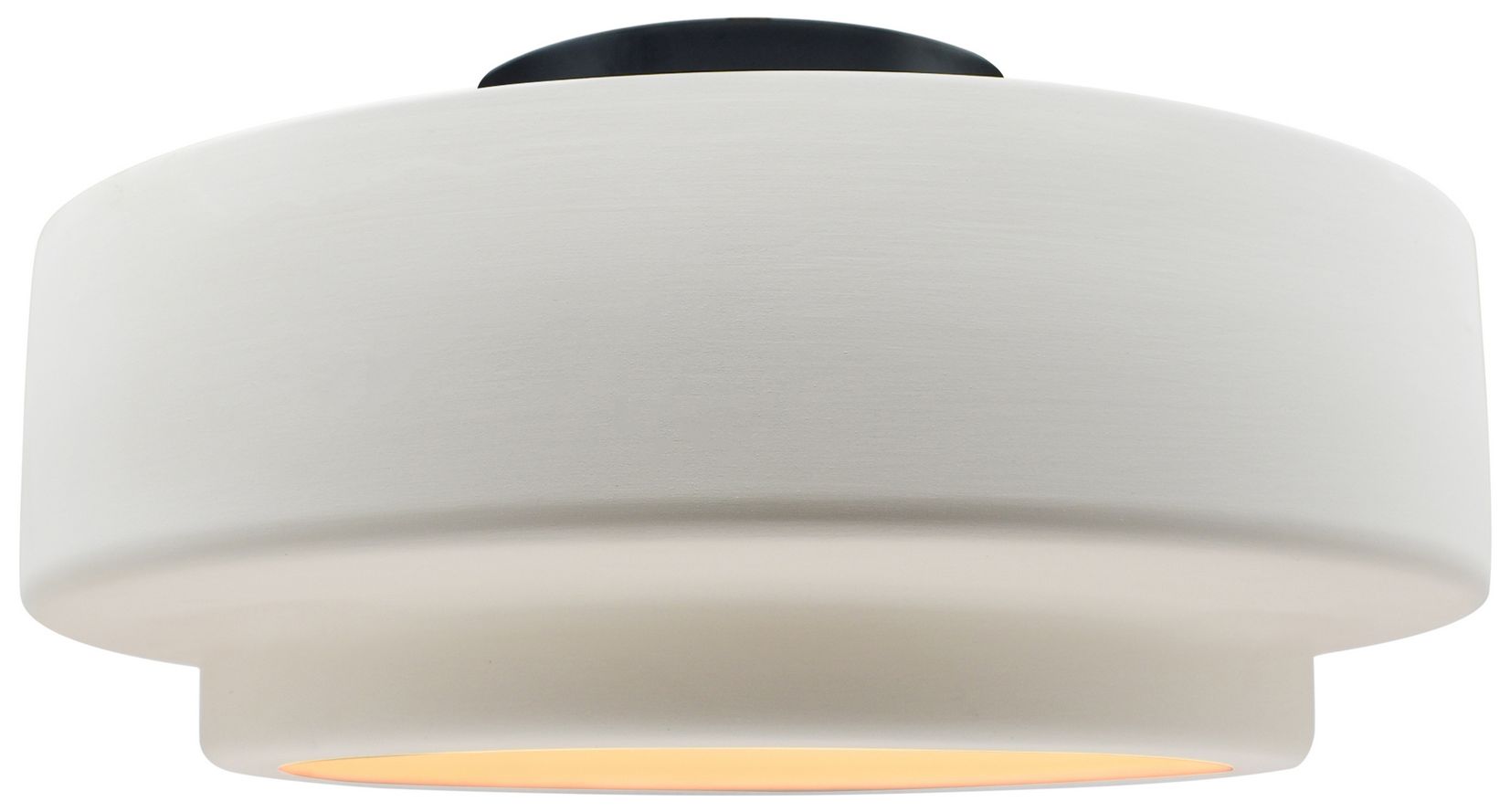 Radiance Tier 12" Wide Bisque Matte Blac