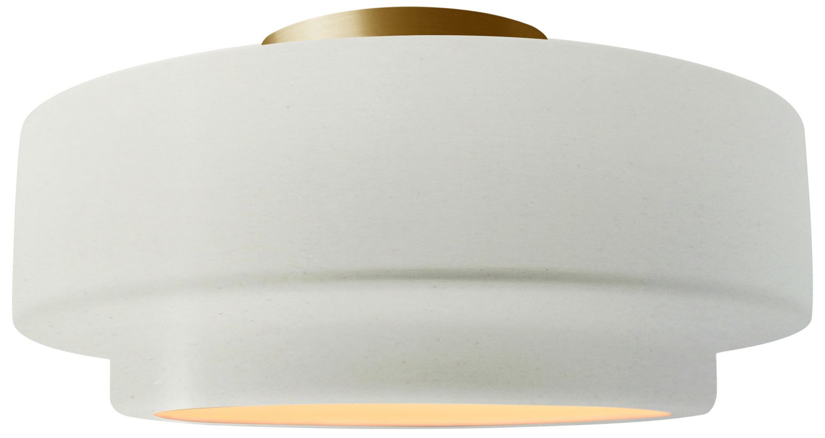 Radiance Tier 12" Wide Matte White Brush