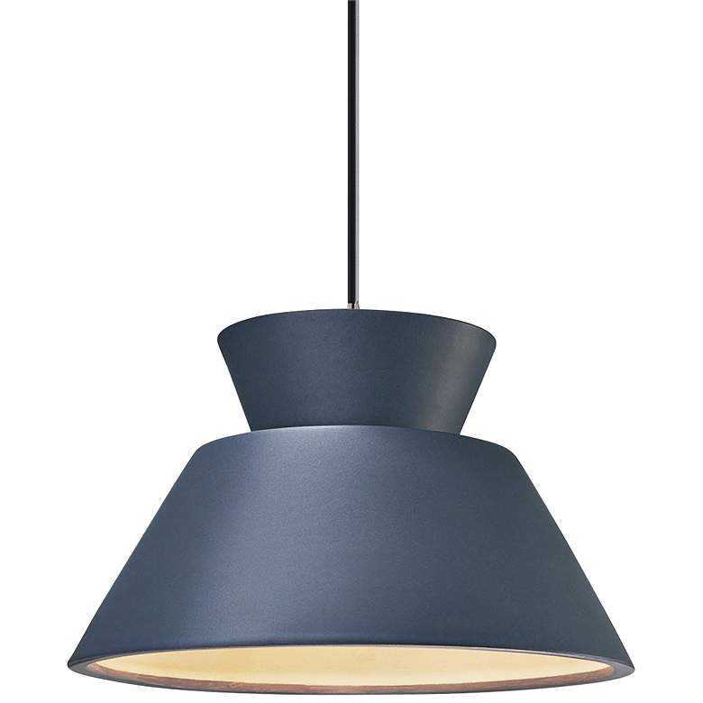 Image 1 Radiance™ Trapezoid 11" Wide Midnight Sky Mini Pendant