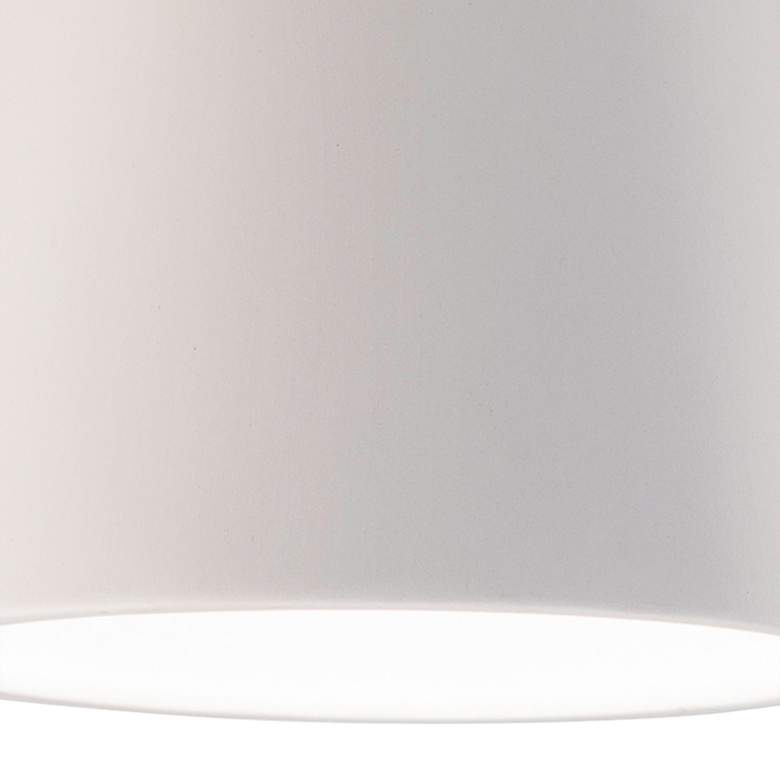 Image 3 Radiance Trapezoid 7 1/2" Wide Bisque LED Ceramic Ceiling Light more views