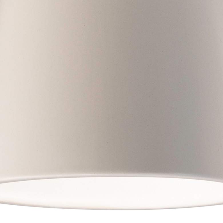 Image 4 Radiance Trapezoid 7 1/2" Wide Matte White LED Ceramic Ceiling Light more views