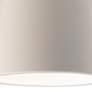 Radiance Trapezoid 7 1/2" Wide Matte White LED Ceramic Ceiling Light