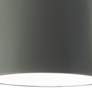 4_Radiance Trapezoid 7 1/2" Wide Pewter Green LED Ceramic Ceiling Light more views