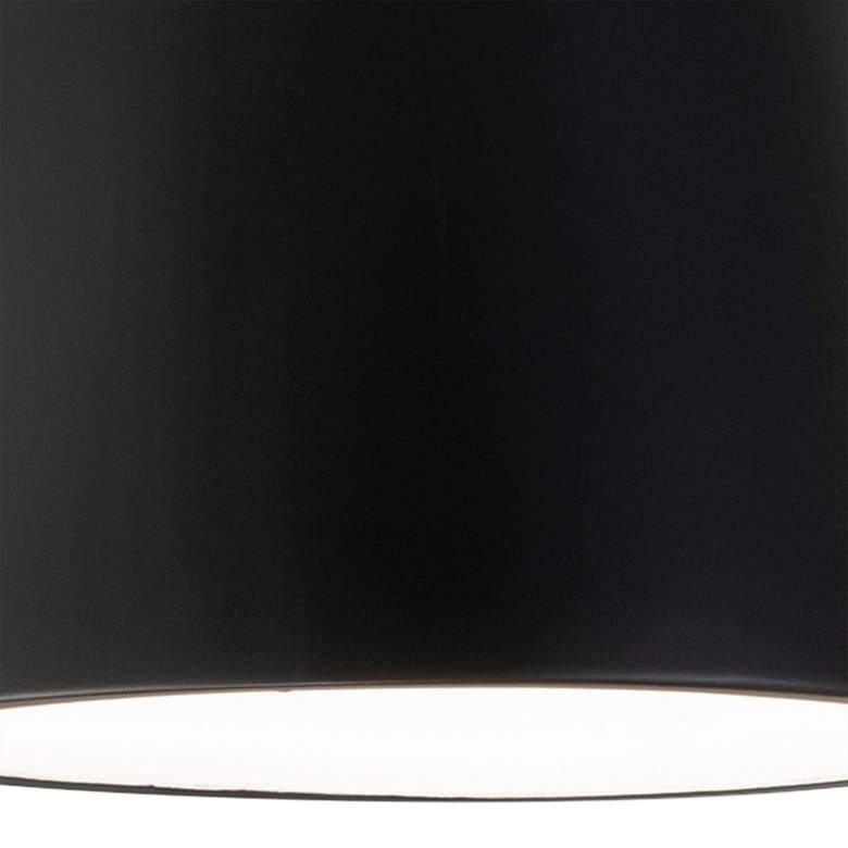 Image 4 Radiance Trapezoid 7 1/2"W Carbon Black LED Ceramic Ceiling Light more views