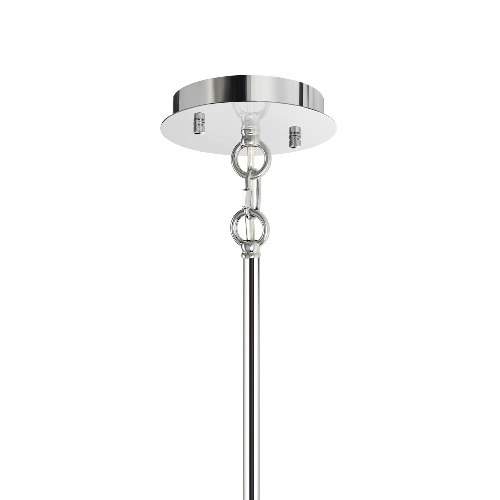 Image 7 Radiant 12 Light Drum Shade Chandelier With Chrome Finish more views