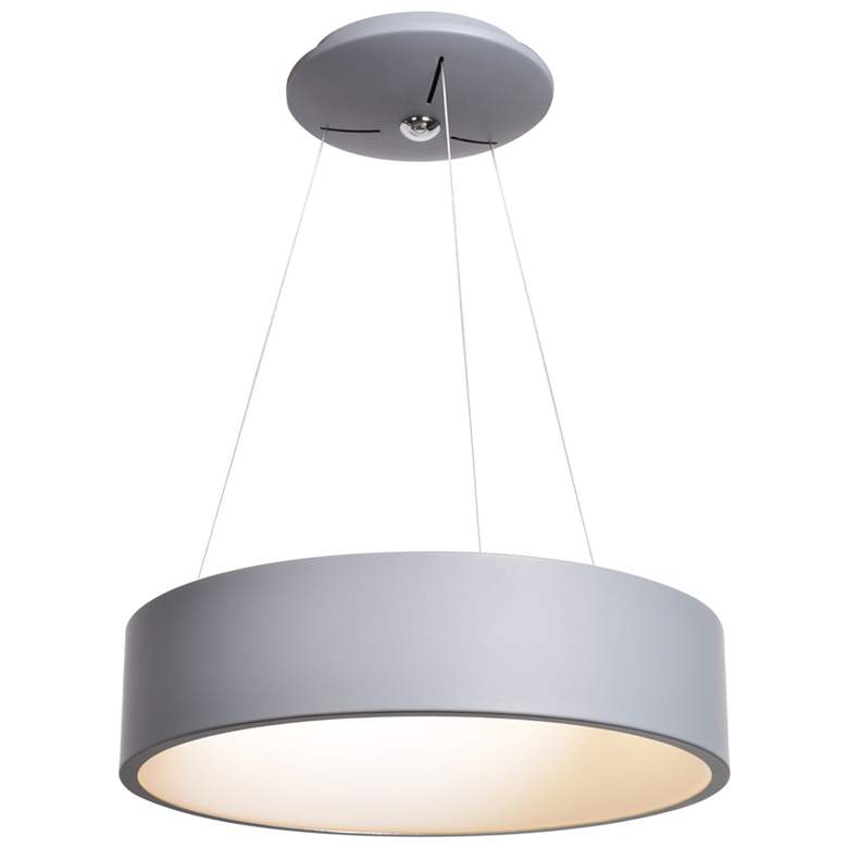 Image 2 Radiant 17 3/4 inch Wide Gray LED Pendant Light more views
