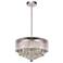 Radiant 9 Light Drum Shade Chandelier With Chrome Finish