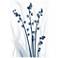 Radiant Blues 1 48" High Tempered Glass Graphic Wall Art
