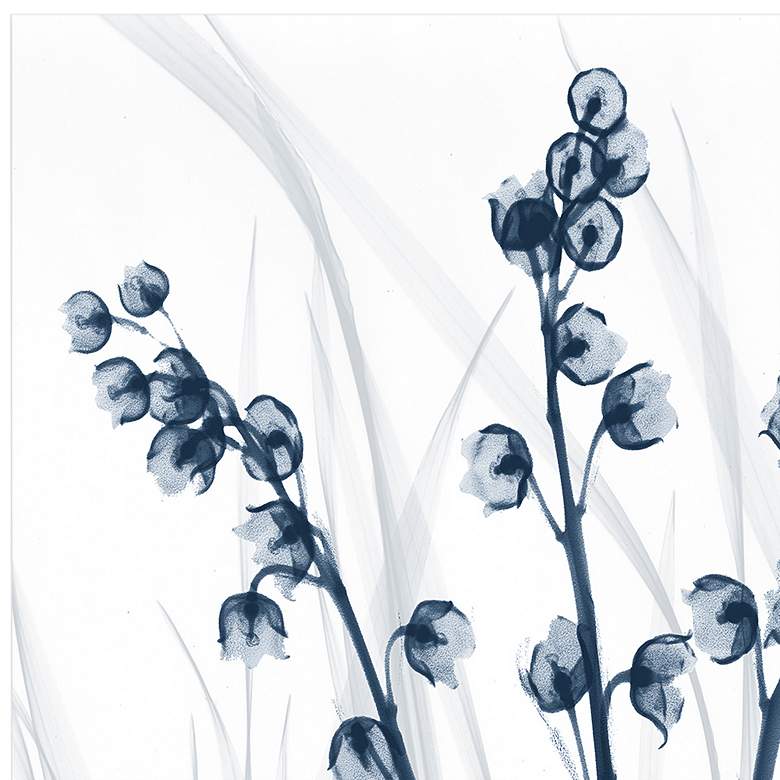 Image 4 Radiant Blues 1 48" High Tempered Glass Graphic Wall Art more views