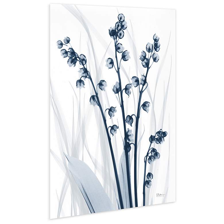 Image 5 Radiant Blues 1 48" High Tempered Glass Graphic Wall Art more views