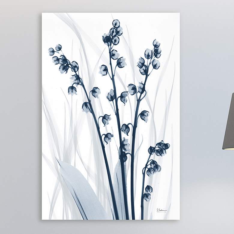 Image 2 Radiant Blues 1 and 2 64"W 2-Piece Glass Graphic Wall Art Set