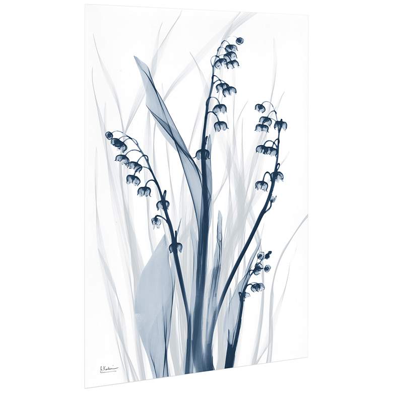 Image 3 Radiant Blues 2 48" High Tempered Glass Graphic Wall Art