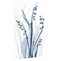 Radiant Blues 2 48&quot; High Tempered Glass Graphic Wall Art