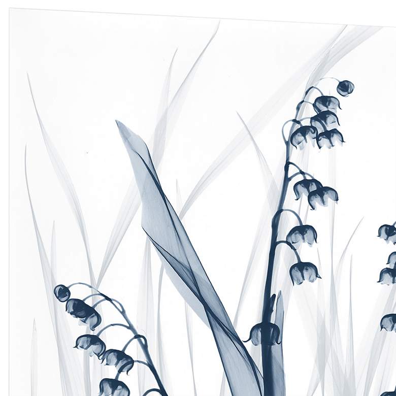 Image 4 Radiant Blues 2 48" High Tempered Glass Graphic Wall Art more views