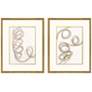 1_Radiant Spiral I 23"W x 29"H Framed Art Set of 2