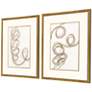 2_Radiant Spiral I 23"W x 29"H Framed Art Set of 2 more views