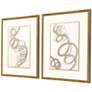 2_Radiant Spiral II 23"W x 29"H Framed Art Set of 2 more views