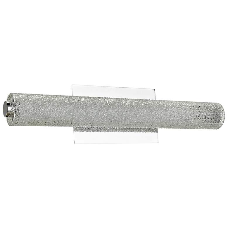 Image 1 Radius 20 inch Wide Chrome Tube LED Modern Bath Light