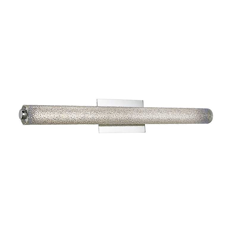 Image 2 Radius 31 1/2" Wide Brushed Nickel Tube LED Modern Bath Light