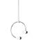 Rae 12 1/2" Wide 4-Light Polished Nickel LED Pendant Light