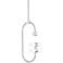 Rae 8 3/4"W 4-Light Polished Nickel LED Mini Pendant Light