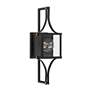 2_Raeburn 18" High Matte Black and Brass Outdoor Wall Light more views