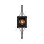 3_Raeburn 18" High Matte Black and Brass Outdoor Wall Light more views