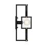 5_Raeburn 18" High Matte Black and Brass Outdoor Wall Light more views