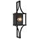Raeburn 23" High Matte Black and Brass Outdoor Wall Light
